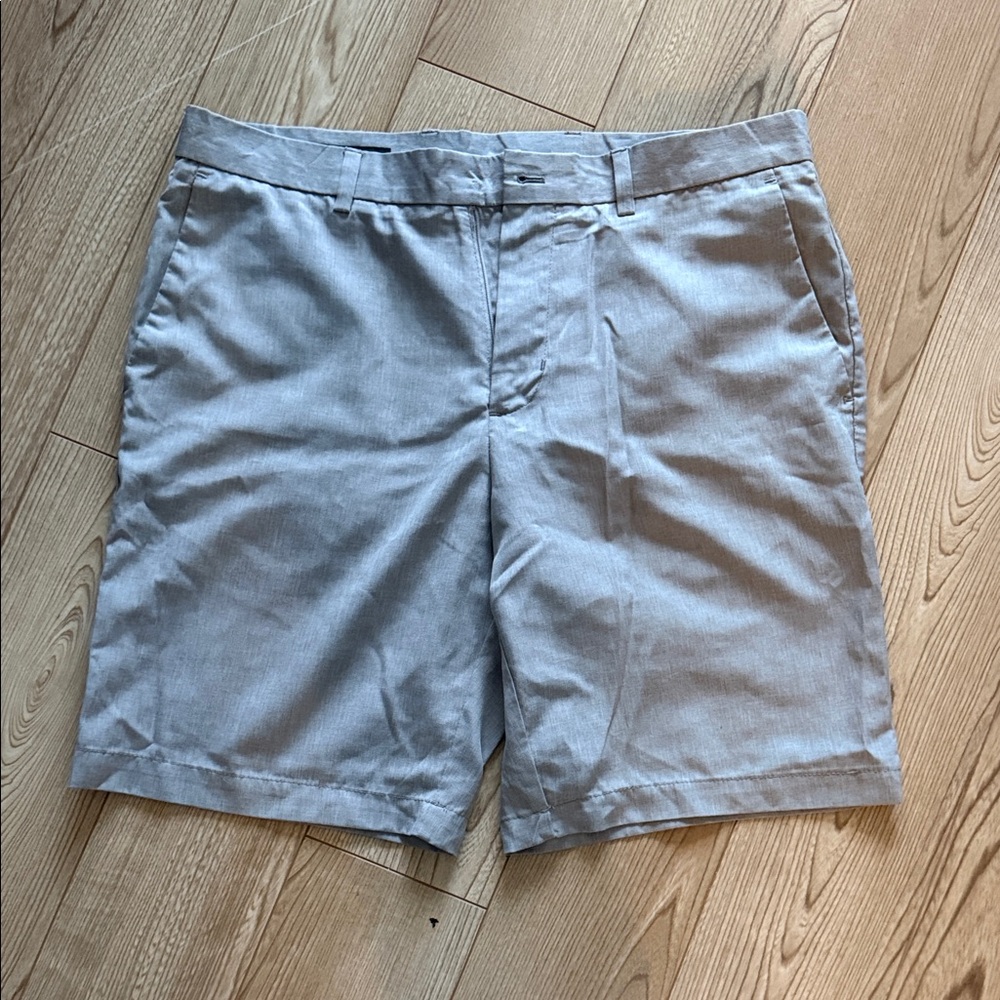 Perry Ellis Light Gray Flat Front Shorts